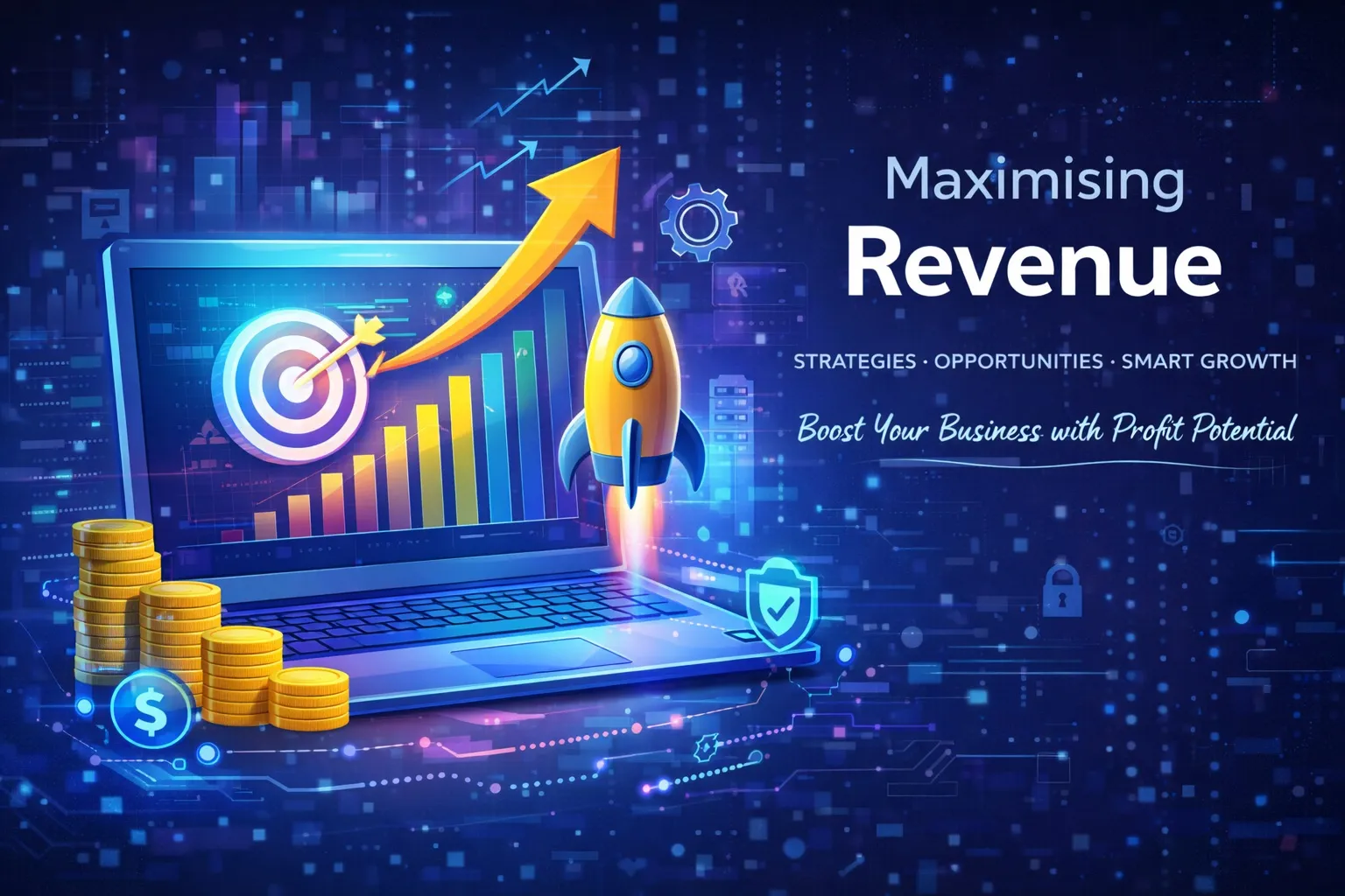 Busy franchise business serving customers